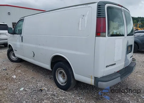 2002 Chevrolet Express из США, поврежденный, VIN 1GCFG25M521111458